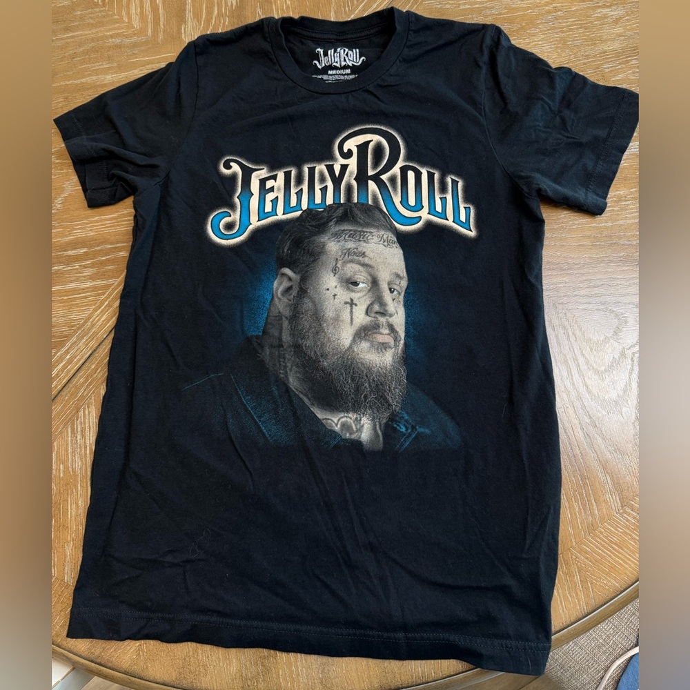 Jelly Roll Black Graphics on front and back T-Shirt for Men